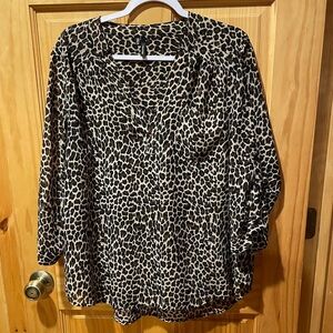 Leopard Print Women's Top